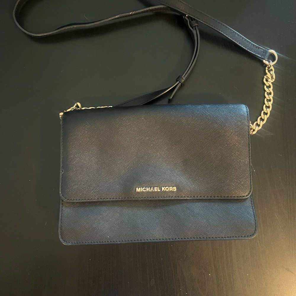 Jet set black Michael Kors hand bag